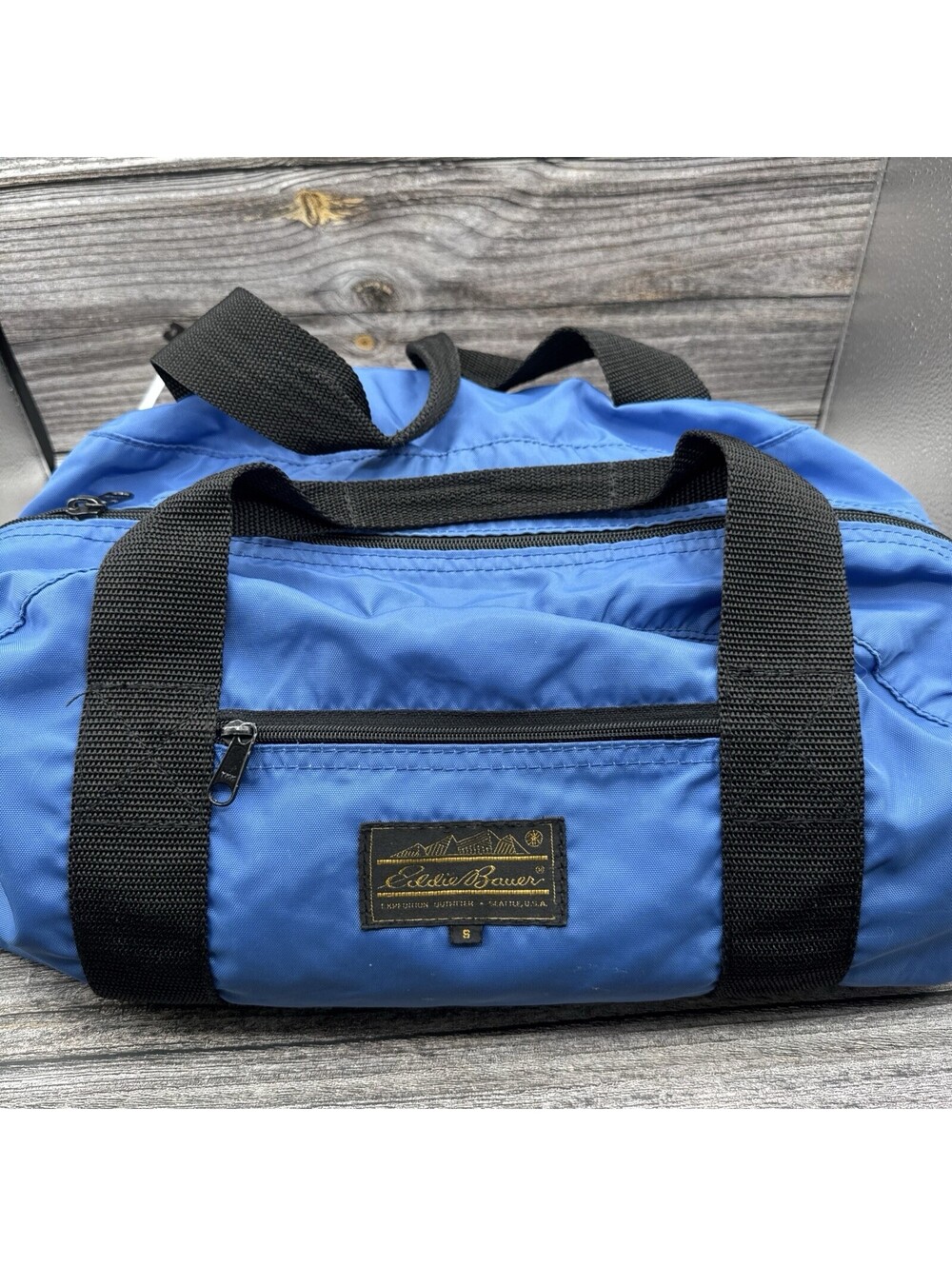 Vintage Eddie Bauer NylonDuffle Bag Small Carry On Gorpcore Travel Camping